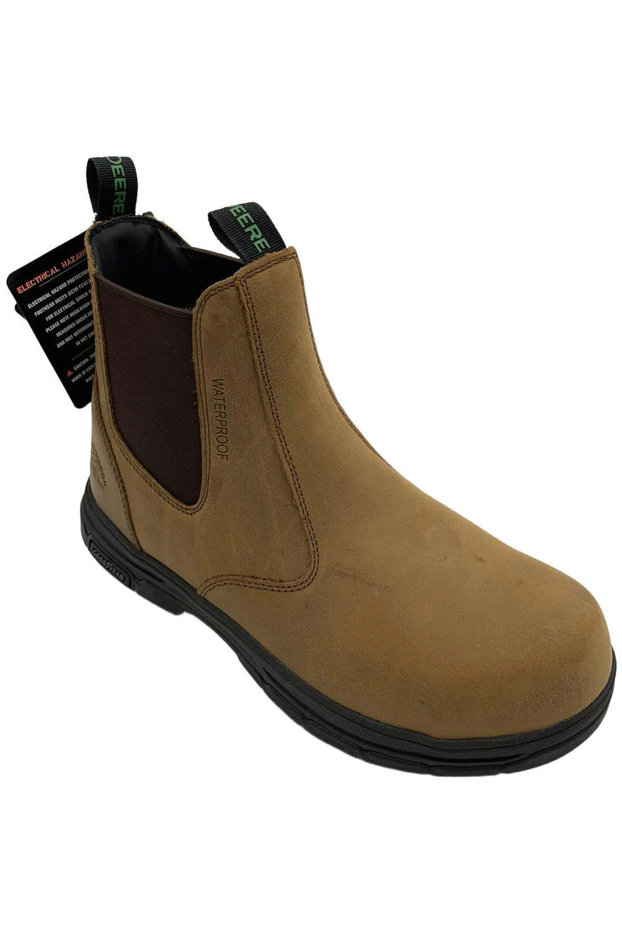 John Deere by Skechers Men's Segment 2.0 Eagle Oak Ankle Boots  Brown - Medium